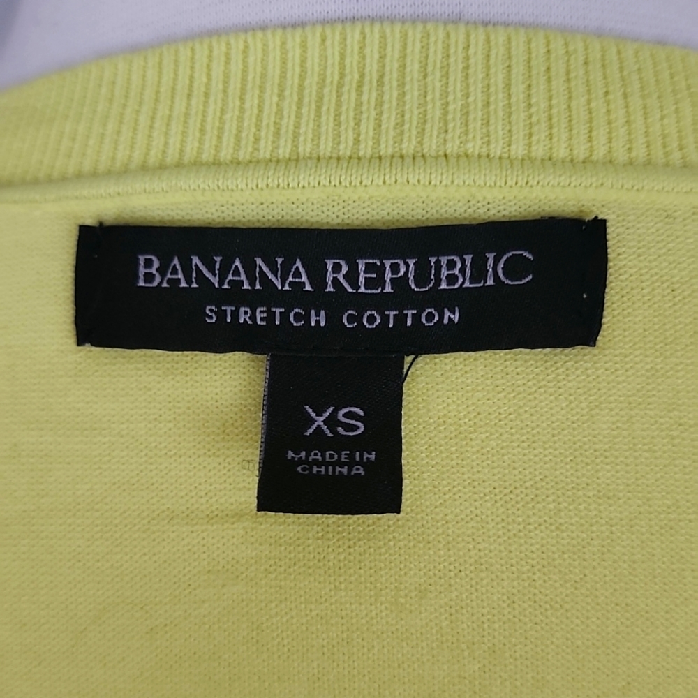 NWOT SzXS Banana Republic Butter Yellow Cardigan - Picture 5 of 6